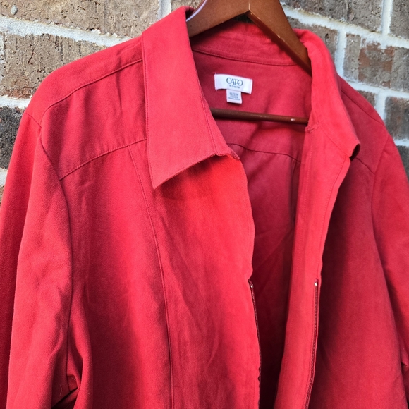 Cato Red Women's Lightweight Jacket - Picture 7 of 9
